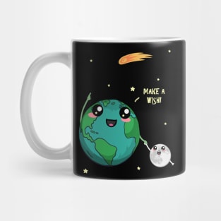 Earth And Moon Make A Wish Mug